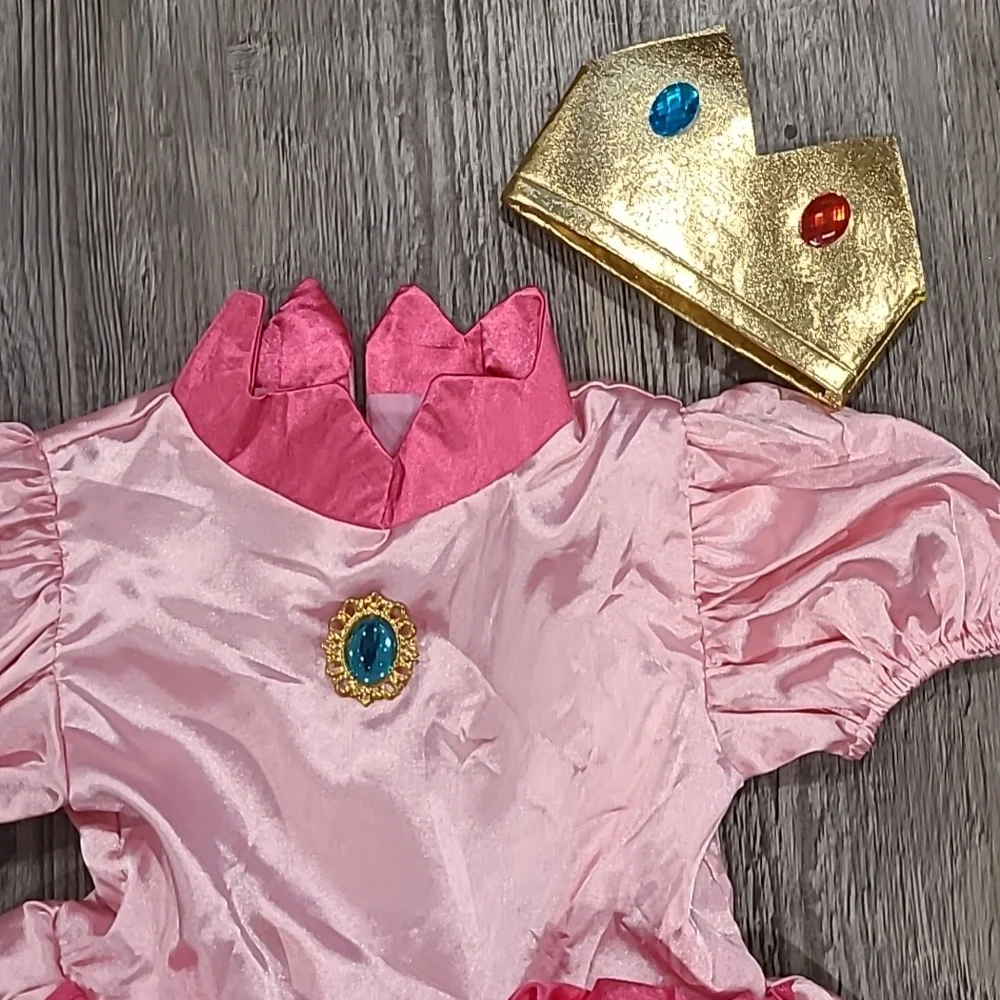 Super Mario-Princess Peach Costume Size 4T